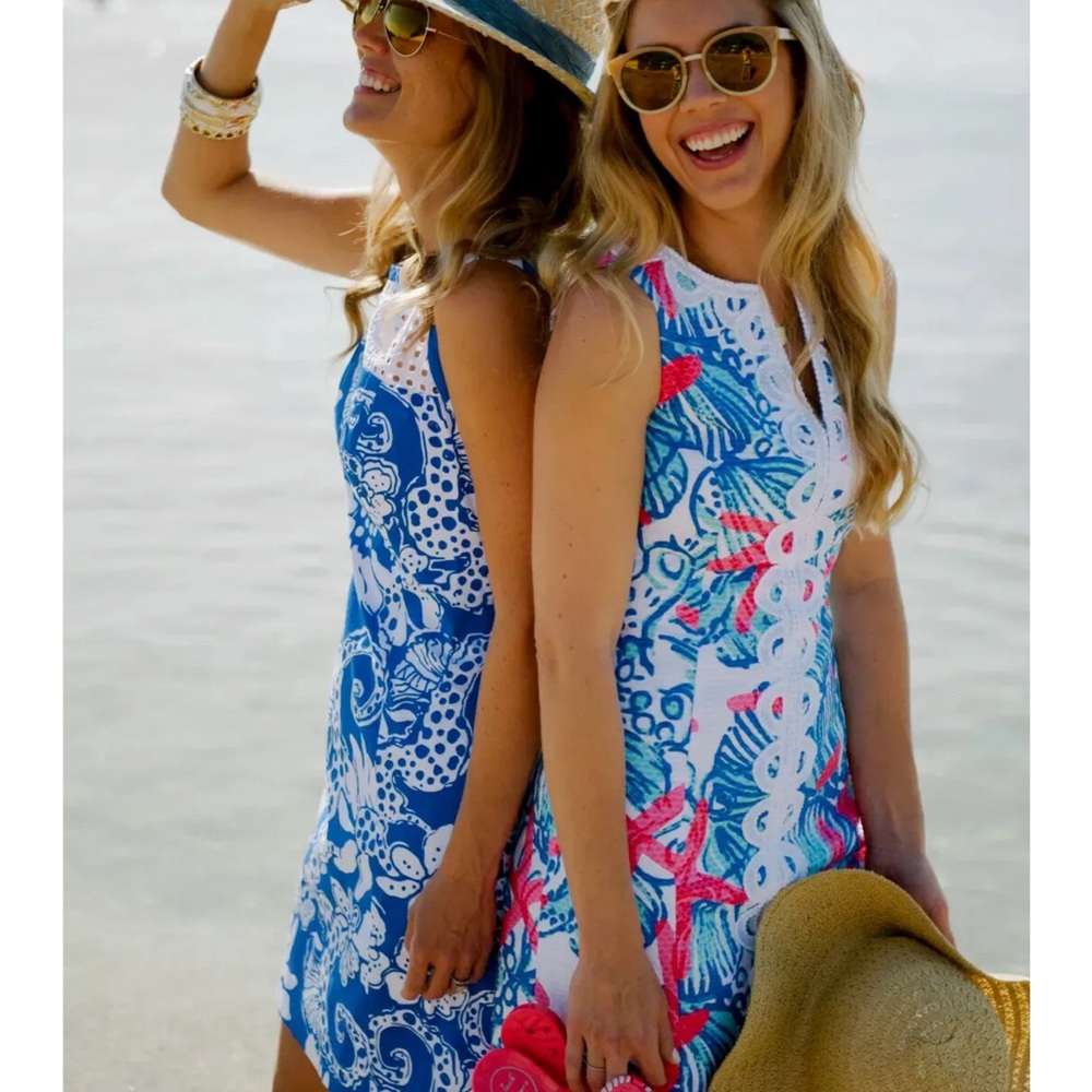 Lilly Pulitzer NWT Janice Shift Dress She She Shells Size 0 🦄 RARE